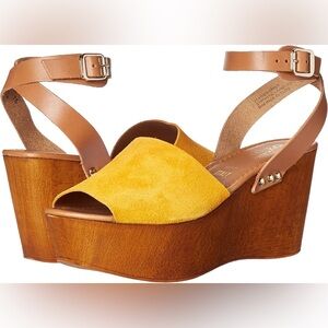 Seychelles Women's Forward Wedge Pump
- Mustard